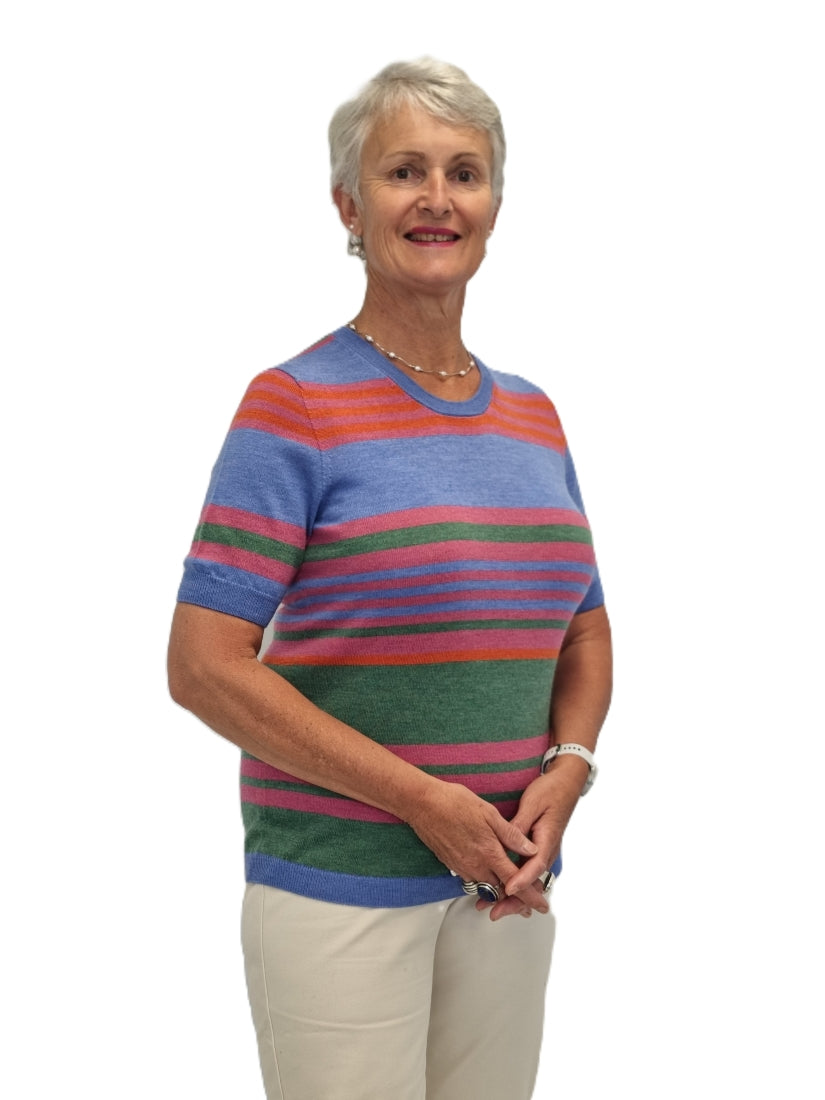 Merino Variegated Crew T-Shirt