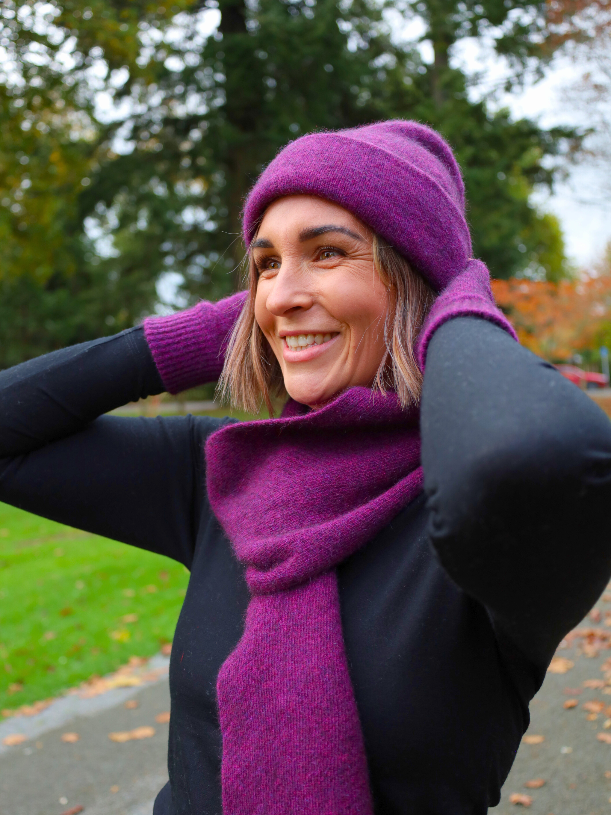 Merino Possum Beanie Twilight