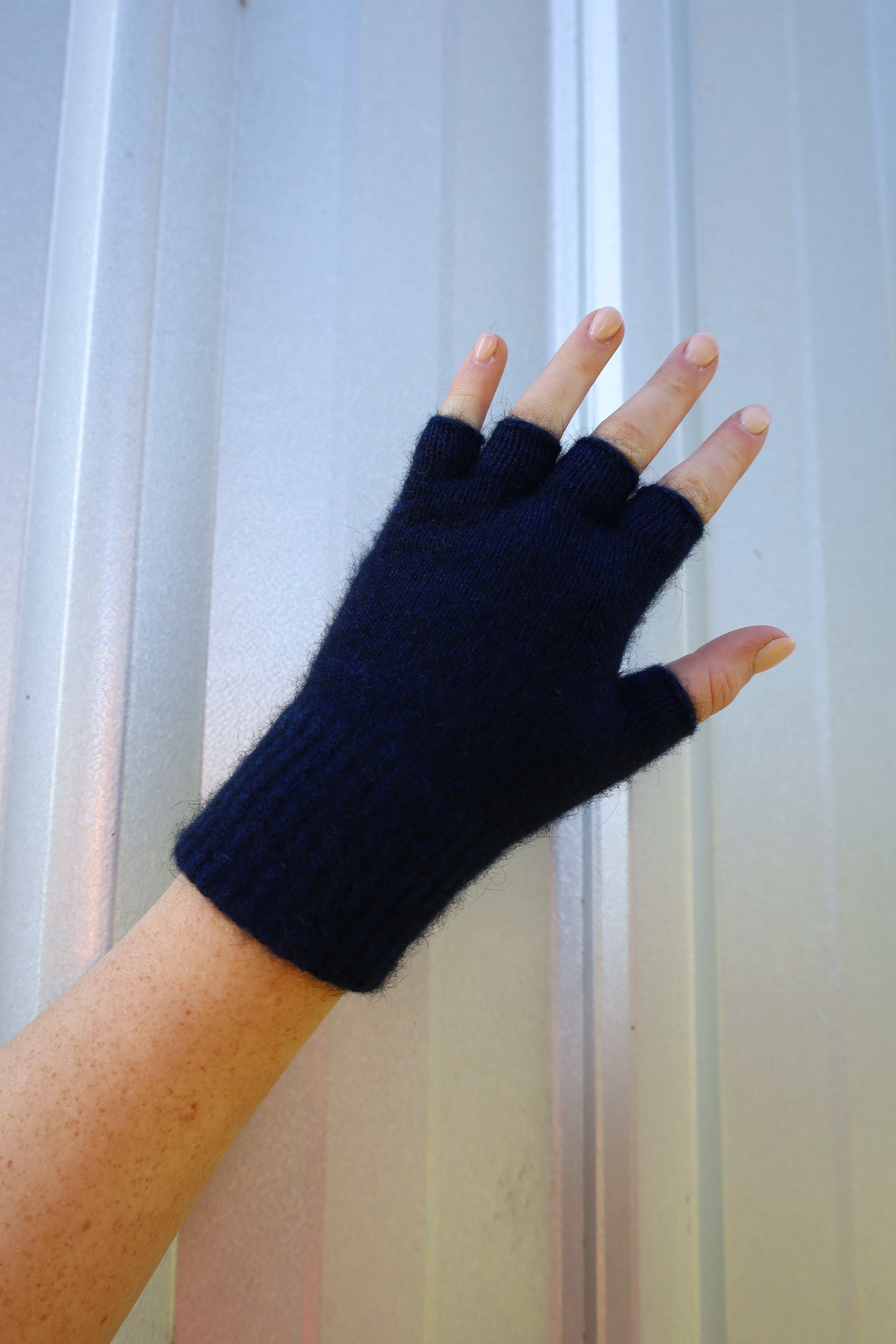 maritime possum fingerless gloves