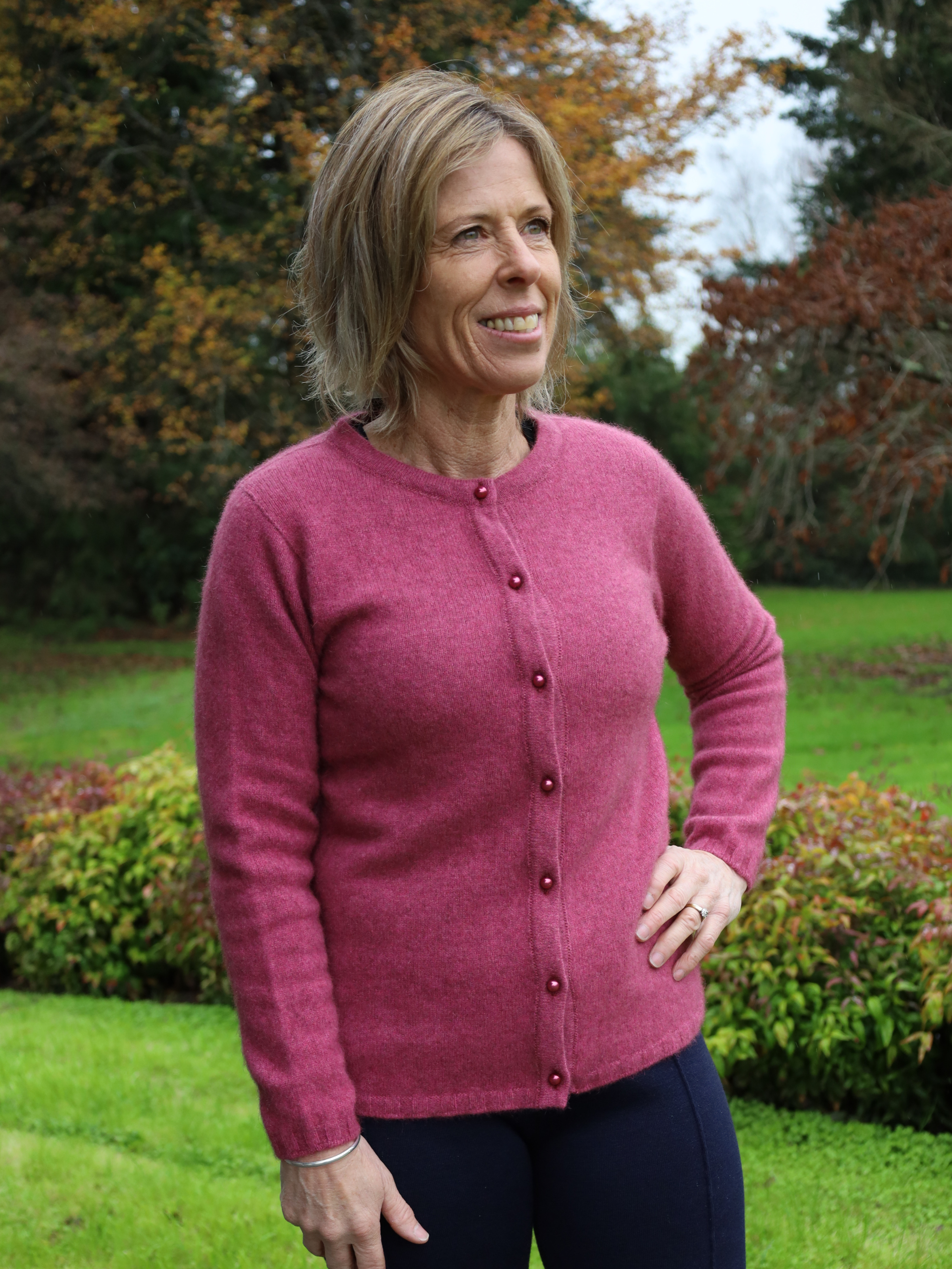Merino Possum Cardigan Rosay