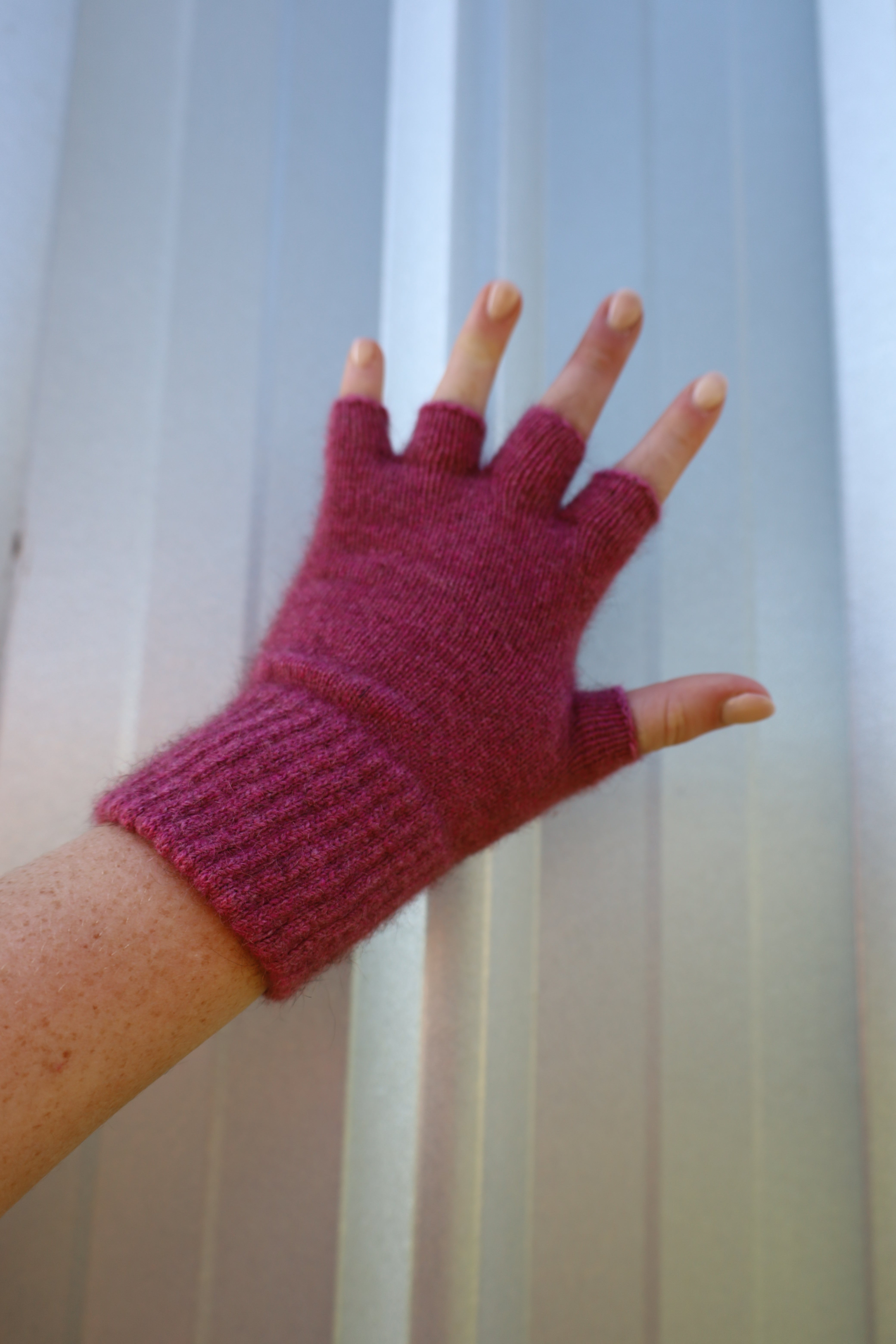 Merino Possum Fingerless Gloves
