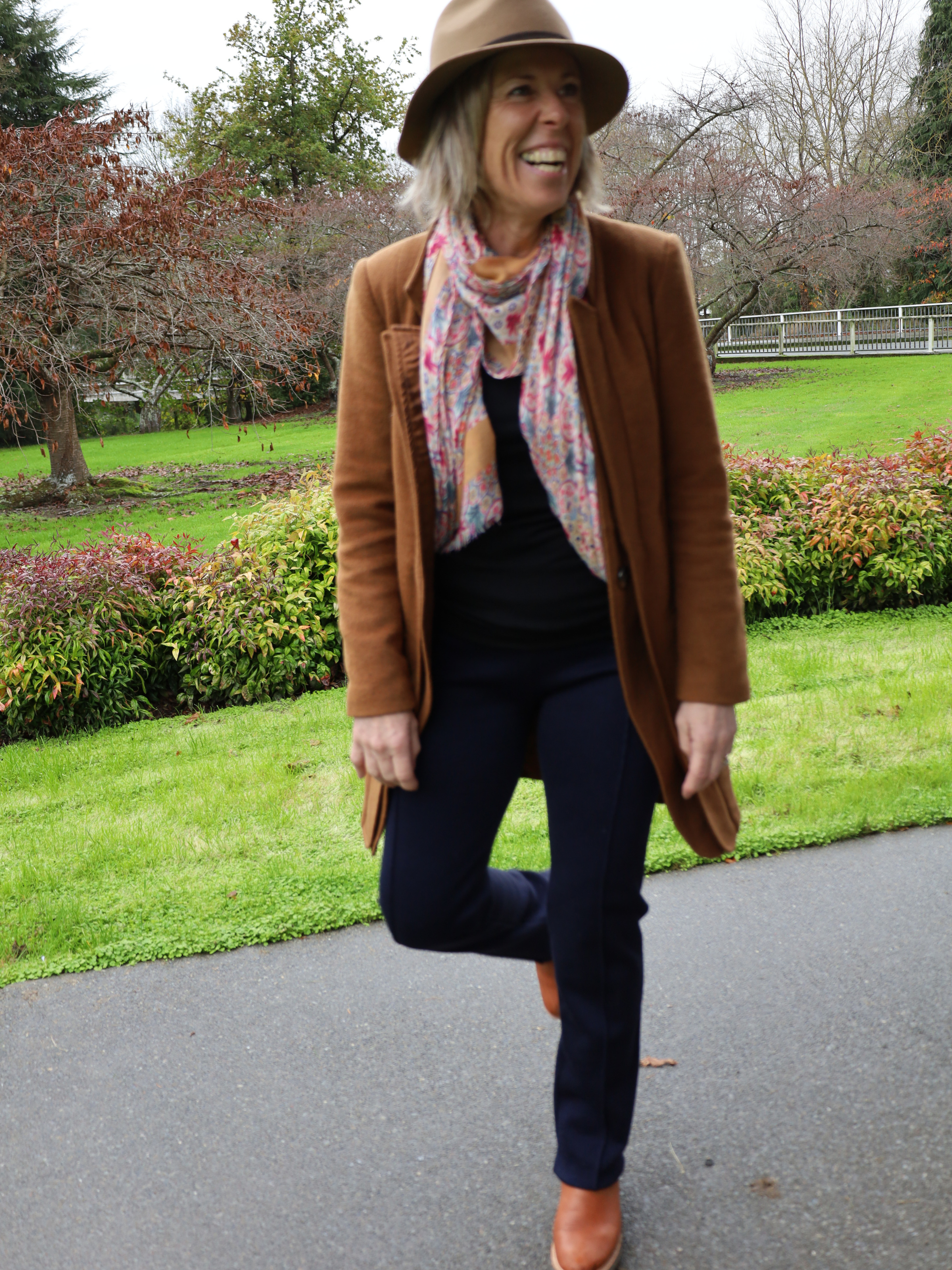 Seamed wool pants at AOK Clothing