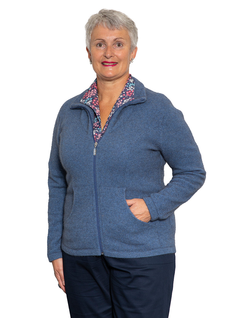 Merino Possum Slant Pocket jacket from AOK Clothing