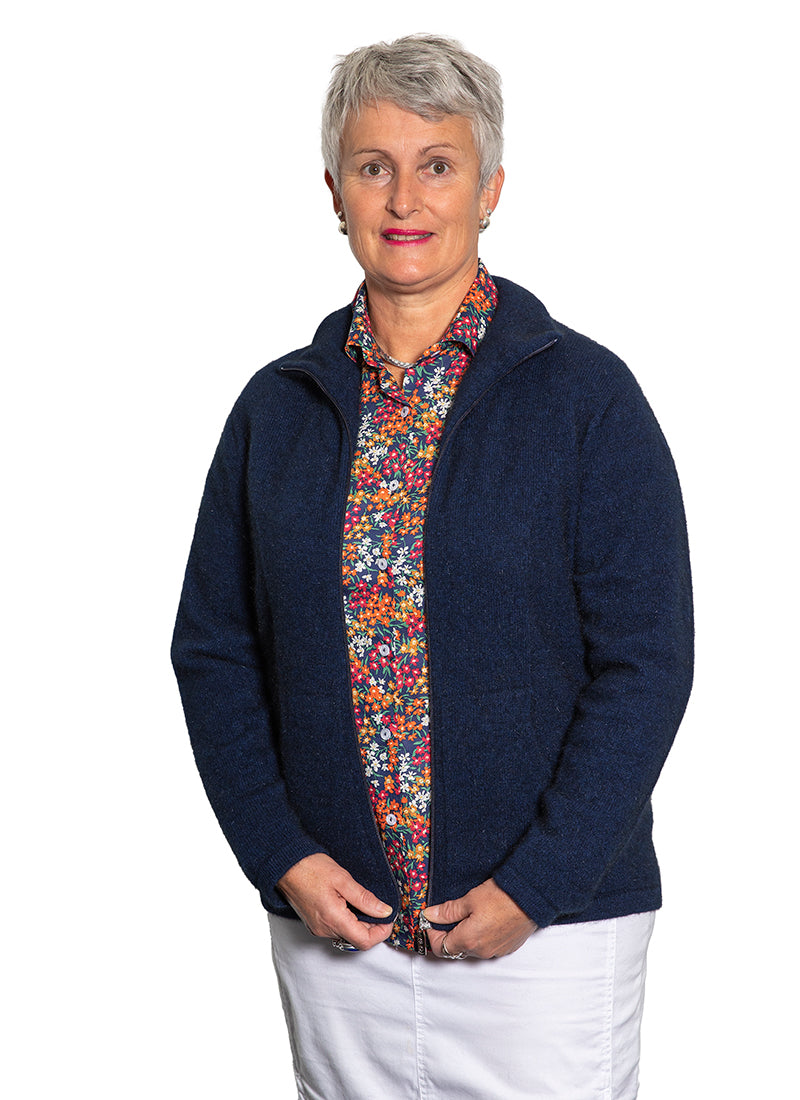 Merino Possum Slant Pocket jacket from AOK Clothing