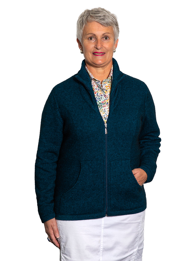 Merino Possum Slant Pocket jacket from AOK Clothing