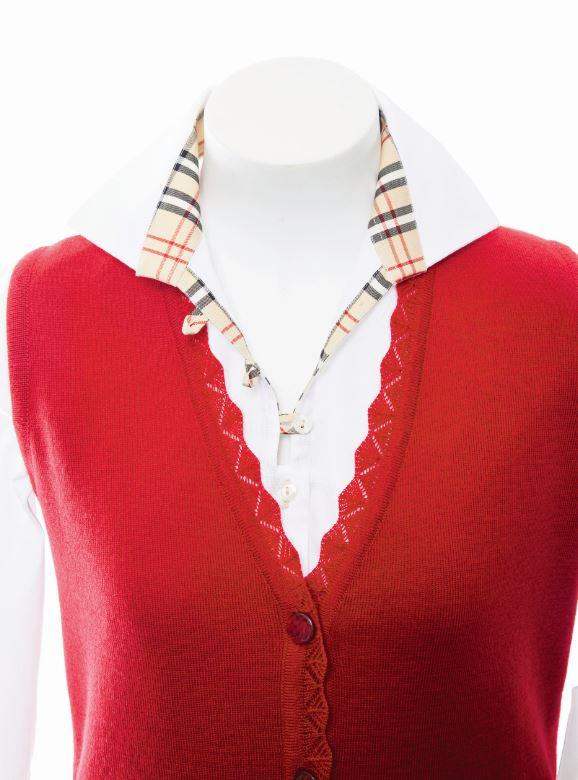 Merino AOK Clothing Sleeveless Button Front Vest - Trendy Mature Fashion