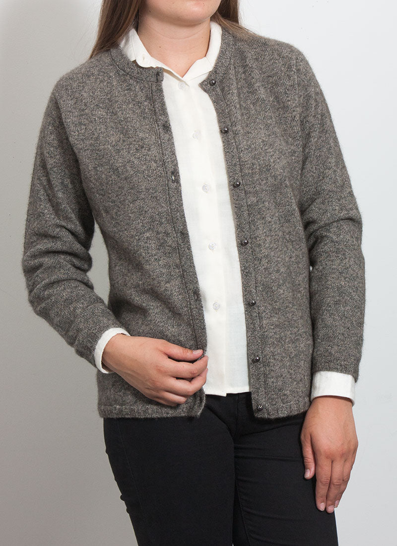 Pumice Merino Possum Cardigan from AOK Clothing 