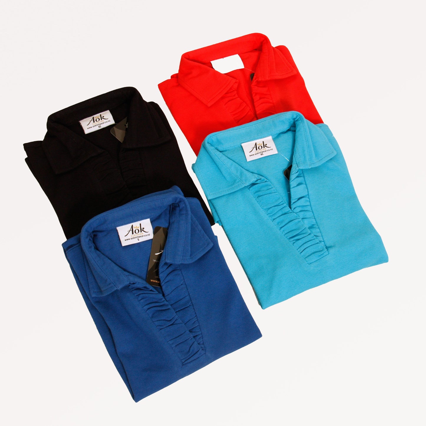 Ruched Polo - Made in Italy - 100% Italian Cotton